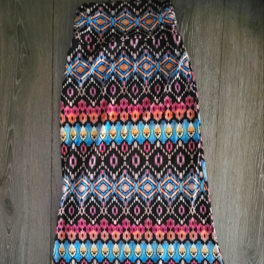 Maxi skirt tribal/boho print